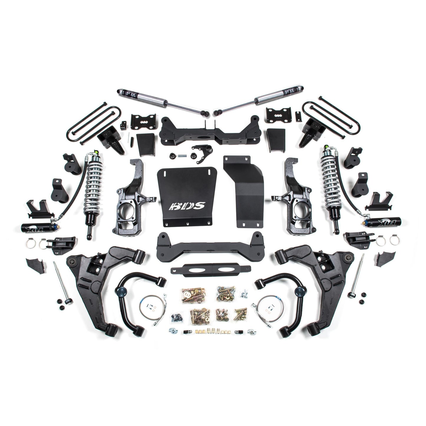 BDS Suspension | 6.5 Inch Lift Kit FOX 2.5 Coil-Over Conversion Silverado/Sierra 2500HD/3500HD 11-19 Diesel 3 Inch Block Without Overload Fox 2.5 Performance Shocks | BDS729FDSC