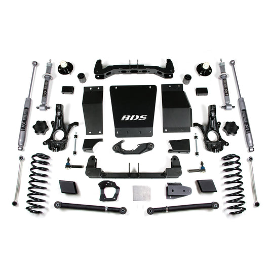 BDS Suspension | 6 Inch Lift Kit Chevy/GMC Suburban Tahoe Yukon/XL 1500 15-19 4WD Cast Steel NX2 Nitro | BDS731H