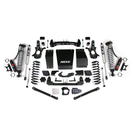 BDS Suspension | 6 Inch Lift Kit FOX 2.5 Performance Elite Coil-Over Aluminum Stamped Steel 15-19 Suburban, Tahoe, Yukon/XL 1500 4WD | BDS732PSS