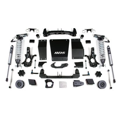 BDS Suspension | 4 Inch Lift Kit FOX 2.5 Coil-Over Chevy/GMC Suburban Tahoe Yukon/XL 1500 15-19 4WD Cast Steel Fox 2.5 Performance Shocks | BDS733FDSC