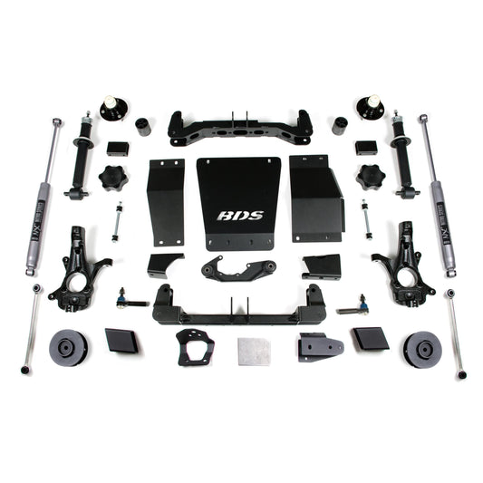 BDS Suspension | 4 Inch Lift Kit Chevy/GMC Suburban Tahoe Yukon/XL 1500 15-19 4WD Aluminum / Stamped Steel Fox 2.0 Performance | BDS734FS
