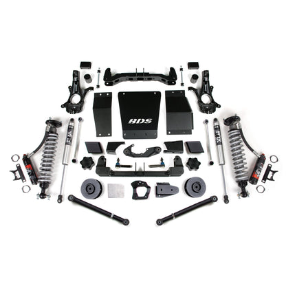 BDS Suspension | 4 Inch Lift Kit FOX 2.5 Performance Elite Coil-Over Aluminum/Stamped Steel 15-19 Suburban, Tahoe, Yukon/XL 1500 4WD | BDS734PSS