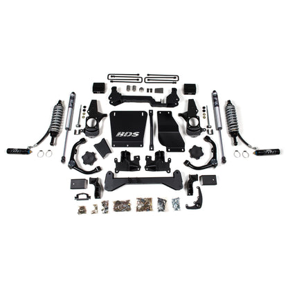 BDS Suspension | 6.5 Inch Lift Kit FOX 2.5 Coil-Over Conversion Silverado/Sierra 2500HD/3500HD 01-10 Diesel Block Kit Fox 2.5 Performance Shocks | BDS738FDSC