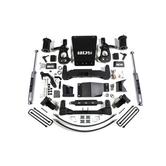 BDS Suspension | 8 Inch Lift Kit Silverado/Sierra 1500 14-18 4WD Aluminum/Stamped Steel FOX 2.0 Performance | BDS743FS