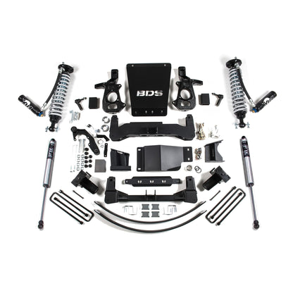 BDS Suspension | 8 Inch Lift Kit FOX 2.5 Coil-Over Dual Speed Compression Adjust Silverado/Sierra 1500 14-18 4WD Cast Steel Control Arm Fox 2.5 Performance Shocks | BDS744FDSC