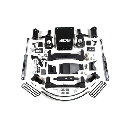 BDS Suspension | 8 Inch Lift Kit Silverado/Sierra 1500 14-18 4WD Cast Steel NX2 Nitro | BDS744H