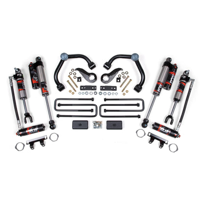 BDS Suspension | 3 Inch Lift Kit FOX Performance Elite Silverado/Sierra 2500HD/3500HD 20-24 3 Inch Block With Overload | BDS761FPE