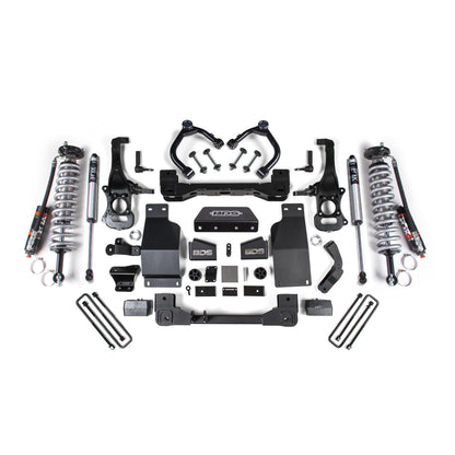 BDS Suspension | 4 Inch Lift Kit Coil-Over Silverado/Sierra 1500 19-24 4WD Diesel FOX 2.5 Performance Elite | BDS783FPE