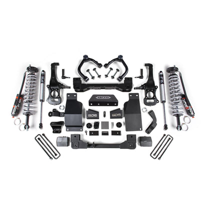 BDS Suspension | 4 Inch Lift Kit FOX 2.5 Performance Elite Coil-Over Trail Boss or AT4 1500 20-24 4WD Diesel Fox 2.5 Performance Elite Shocks | BDS786FPE