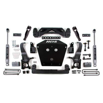 BDS Suspension | 4.5 Inch Lift Kit Toyota Tundra 07-15 2/4WD Fox 2.0 Performance Shocks | BDS814FS