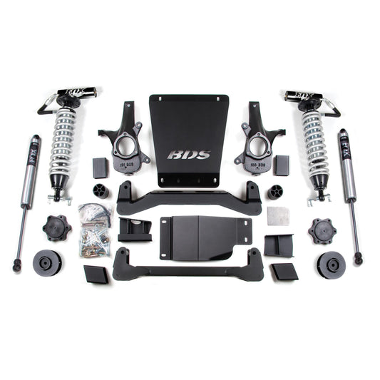 BDS Suspension | 4 Inch Lift Kit FOX 2.5 Coil-Over Avalanche Suburban Tahoe or Yukon 1500 07-14 4WD 3 Inch Lift Coil Spacer Fox 2.5 Performance Shocks | BDS900FDSC