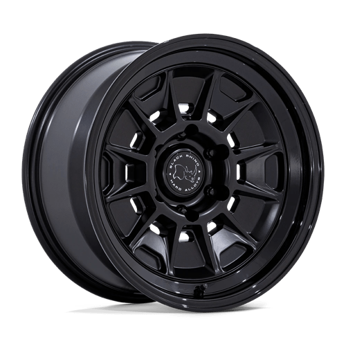 Black Rhino Hard Alloys BR021 MONDO MATTE BLACK W/ GLOSS BLACK LIP