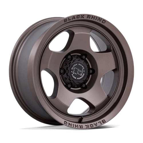 Black Rhino BR031 SOL Burnt Bronze wheel showcasing strong five-spoke design, perfect for off-road adventures.