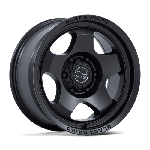Black Rhino BR031 SOL Matte Black wheel showcasing a clean five-spoke design, perfect for off-road performance.