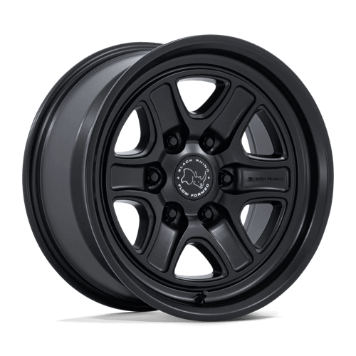 Black Rhino BR032 ECHO Matte Black wheel showcasing rugged design and modern off-road style.
