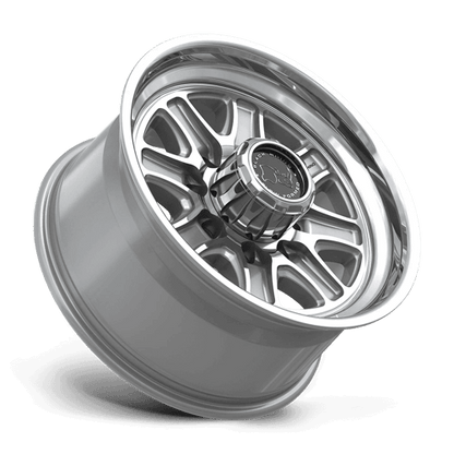 Black Rhino BR032 ECHO Gloss Silver W/ Machined Face wheel showcasing Flow Formed Technology and modern design.