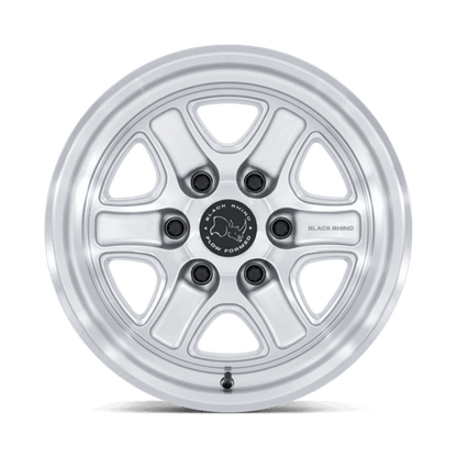 Black Rhino BR032 ECHO Gloss Silver W/ Machined Face wheel with sleek design and rugged features.