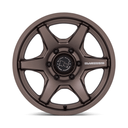 Black Rhino BR035 KUMA Burnt Bronze six-spoke wheel design with Flow Formed Technology.