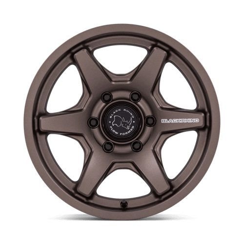 Black Rhino BR035 KUMA Burnt Bronze six-spoke wheel with a clean design and Bead Retention System.