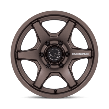 Black Rhino BR035 KUMA Burnt Bronze six-spoke wheel with a clean design and Bead Retention System.