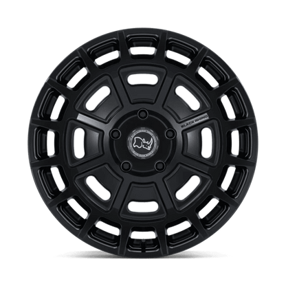 Black Rhino BR404 VOLTAIC Matte Black wheel, off-road upgrade for Rivian R1T, 20x8.5" sizing.