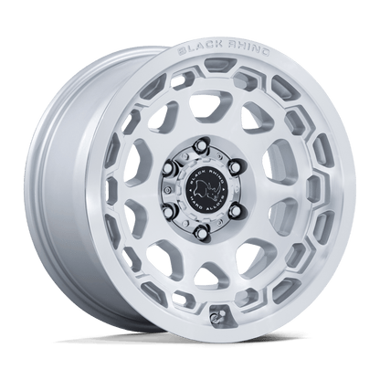 Black Rhino BR026 CONGO GLOSS SILVER W/ MACHINED FACE