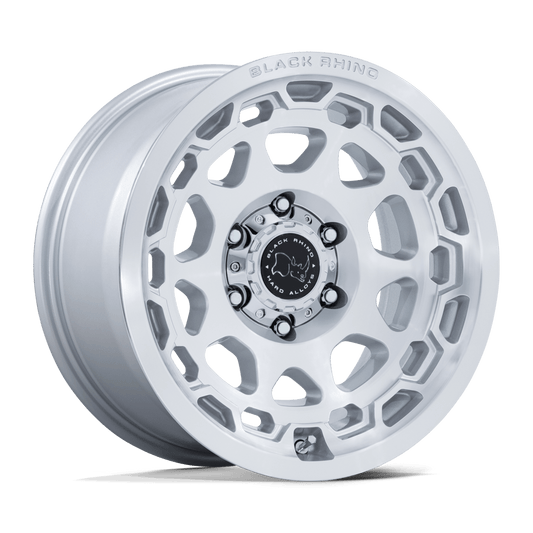 Black Rhino BR026 CONGO GLOSS SILVER W/ MACHINED FACE