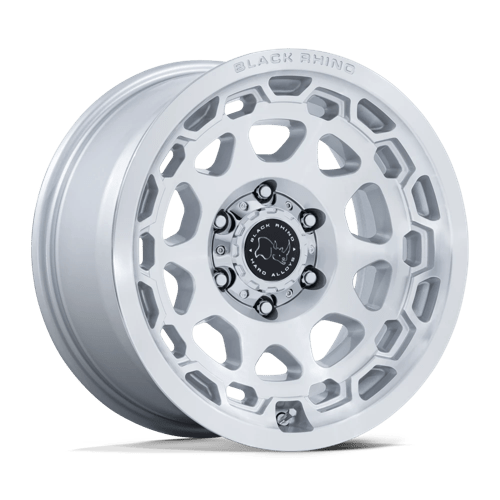 Black Rhino BR026 CONGO GLOSS SILVER W/ MACHINED FACE
