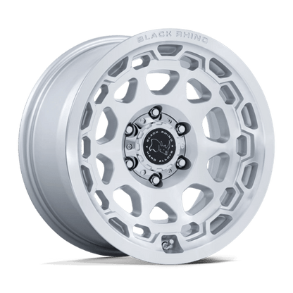 Black Rhino BR026 CONGO GLOSS SILVER W/ MACHINED FACE