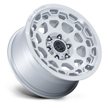 Black Rhino BR026 CONGO GLOSS SILVER W/ MACHINED FACE