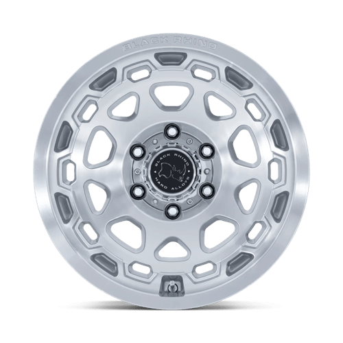 Black Rhino BR026 CONGO GLOSS SILVER W/ MACHINED FACE