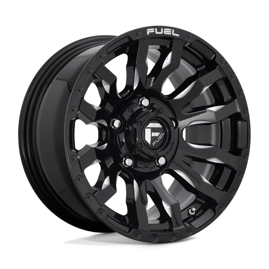 Fuel 1PC D673 BLITZ GLOSS BLACK MILLED