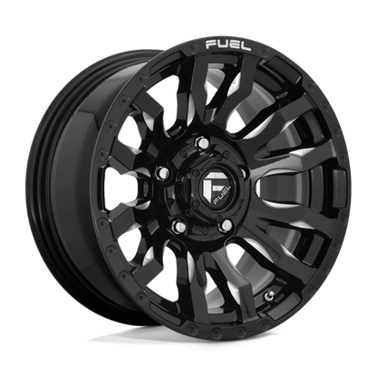 Fuel 1PC D673 BLITZ GLOSS BLACK MILLED