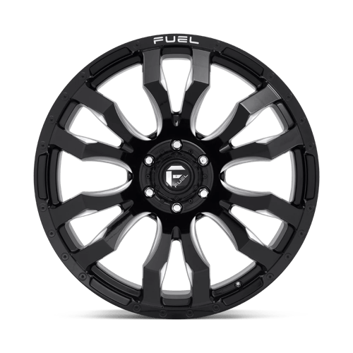 Fuel 1PC D673 BLITZ GLOSS BLACK MILLED