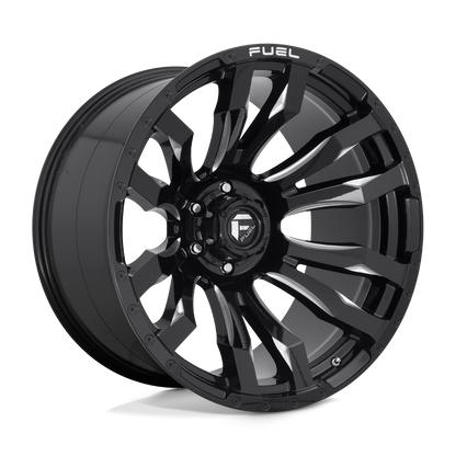 Fuel 1PC D673 BLITZ GLOSS BLACK MILLED