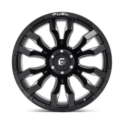 Fuel 1PC D673 BLITZ GLOSS BLACK MILLED