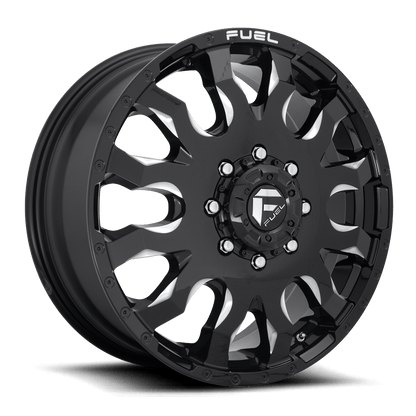 Fuel 1PC D673 BLITZ GLOSS BLACK MILLED