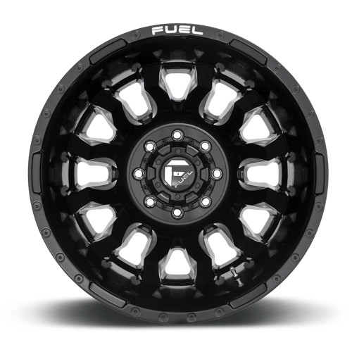 Fuel 1PC D673 BLITZ GLOSS BLACK MILLED