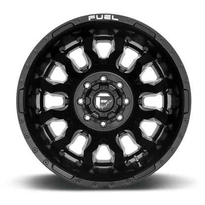 Fuel 1PC D673 BLITZ GLOSS BLACK MILLED