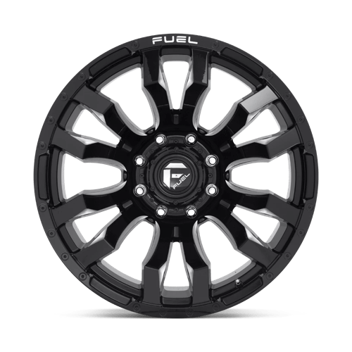 Fuel 1PC D673 BLITZ GLOSS BLACK MILLED