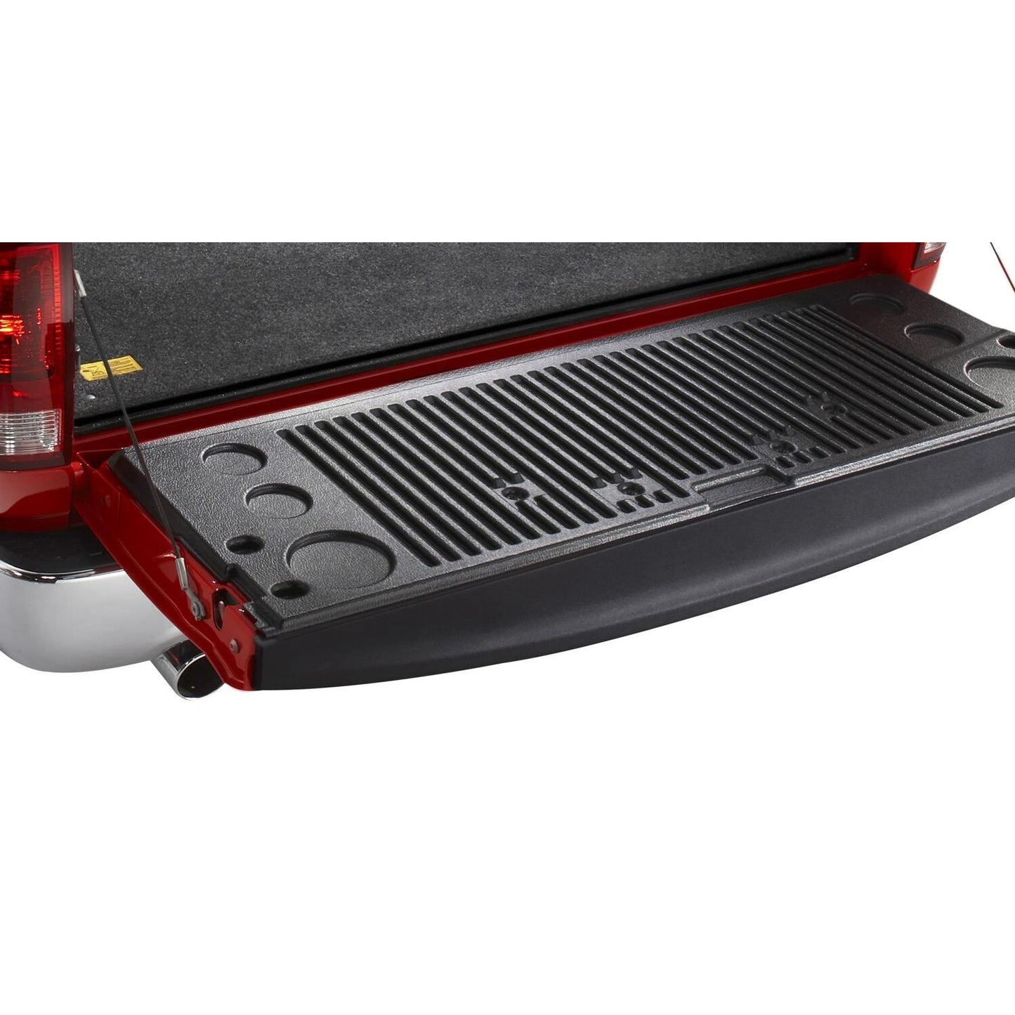 BedRug 07-18 - Charcoal (19 Legacy/Limited) Silverado/Sierra 6'6" Bed w/Cargo Channel System Bed Mat installed in truck bed.