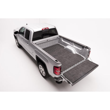 BedRug Bedmat For Spray-In Or No 20+ Silverado/Sierra 6'9" Bed w/o Multi-Pro Tailgate Bed Mat - Charcoal (BMC20SBS) installed in truck bed.
