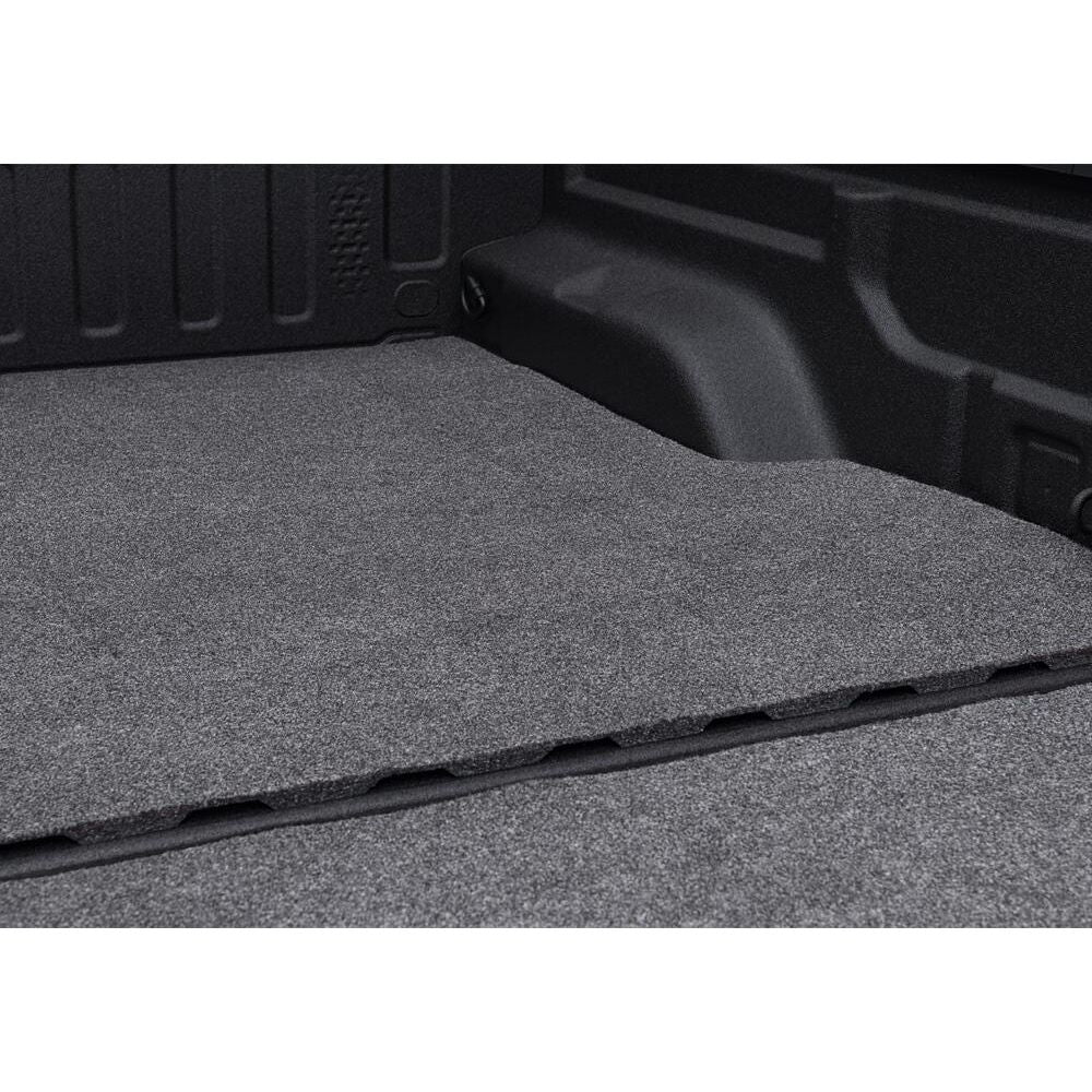 BedRug 2020-2025 Jeep JT Gladiator 5' Bed 3/4 Inch Thick Bed Mat - Charcoal (BMJ20SBS) installed in truck bed.