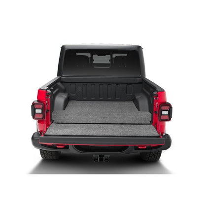 BedRug 2020-2025 Jeep JT Gladiator 5' Bed 3/4 Inch Thick Bed Mat - Charcoal (BMJ20SBS) installed in truck bed