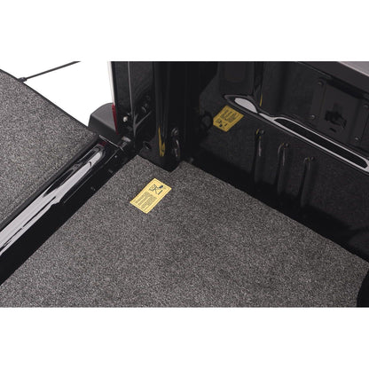 BedRug Bedmat For Spray-In Or No 99-16 Ford Super Duty 6'6" Bed 3/4 Inch Thick Bed Mat - Charcoal (BMQ99SBS) installed view