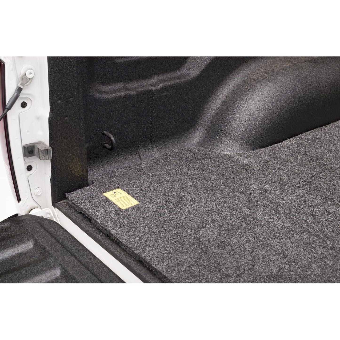 BedRug Bedmat For Spray-In Or No Bedliner 24-25 Ford Ranger Supercrew Cab 5' Bed Truck Bedmat Bed Mat - Charcoal (BMR24DCS) installed in truck bed