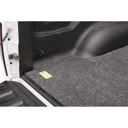 BedRug Bedmat For Spray-In Or No Bedliner 24-25 Ford Ranger Supercrew Cab 5' Bed Truck Bedmat Bed Mat - Charcoal (BMR24DCS) installed in truck bed
