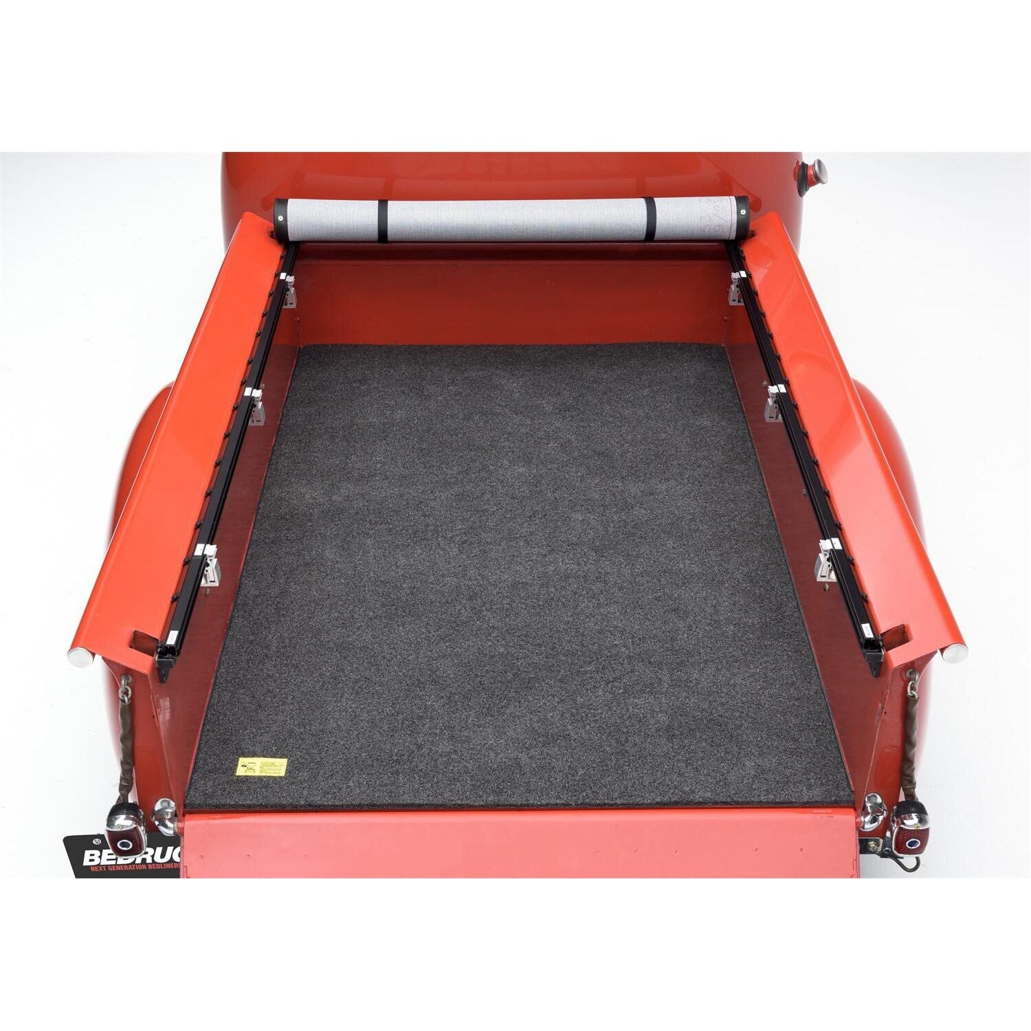 BedRug Universal Fitment Bed Mat w/o Cargo Channel - Charcoal (BMX00D) installed in a truck bed.
