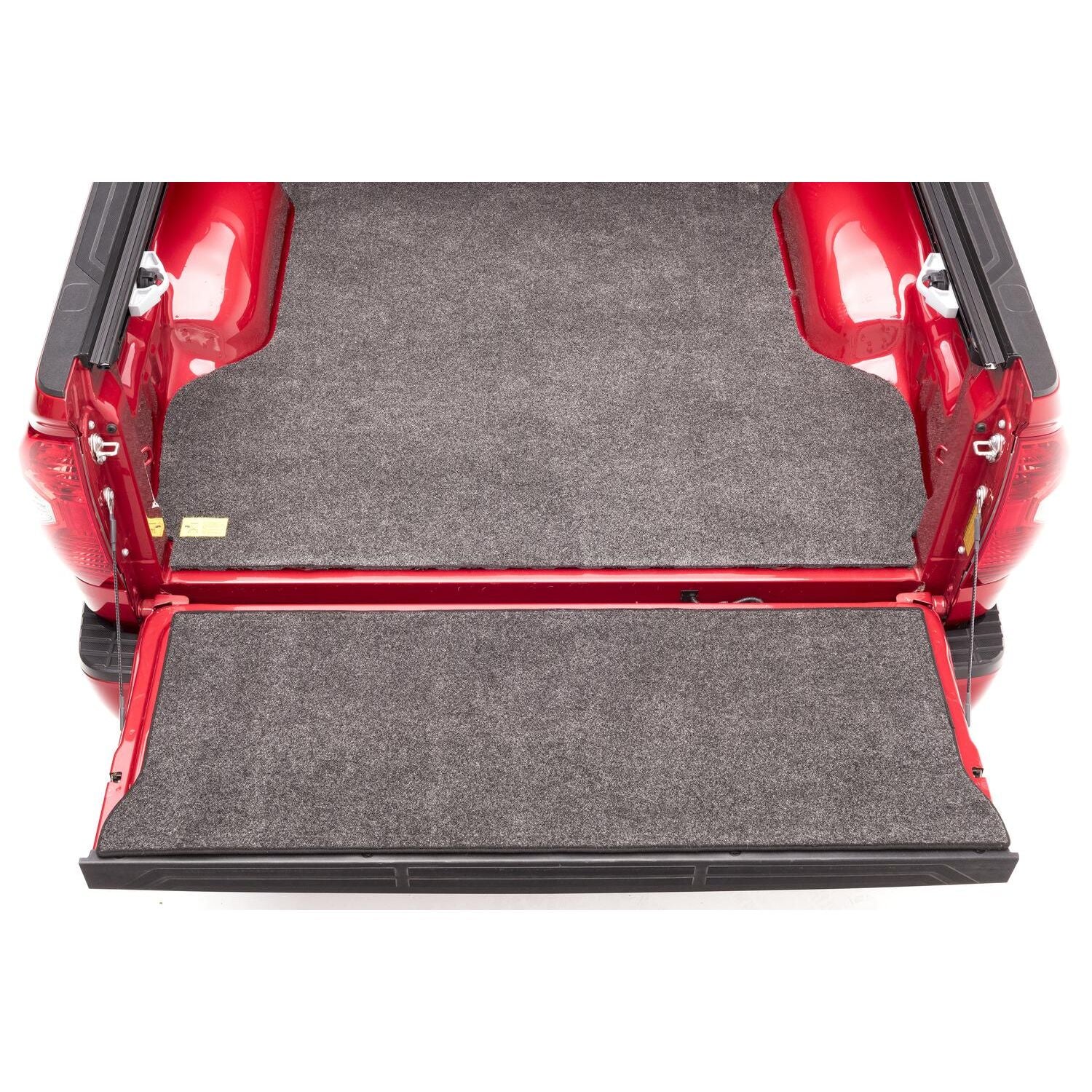 BedRug Bedmat For Spray-In Or No 07-21 Toyota Tundra 6'6" Bed 3/4 Inch Thick Bed Mat - Charcoal (BMY07RBS) installed in truck bed.