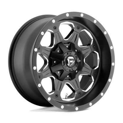 Fuel 1PC D534 BOOST MATTE BLACK MILLED